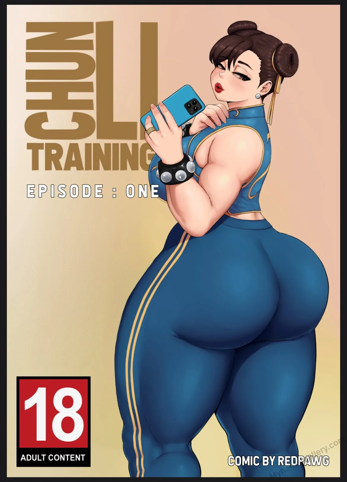 Chun-Li Training 1 porno comics Cover