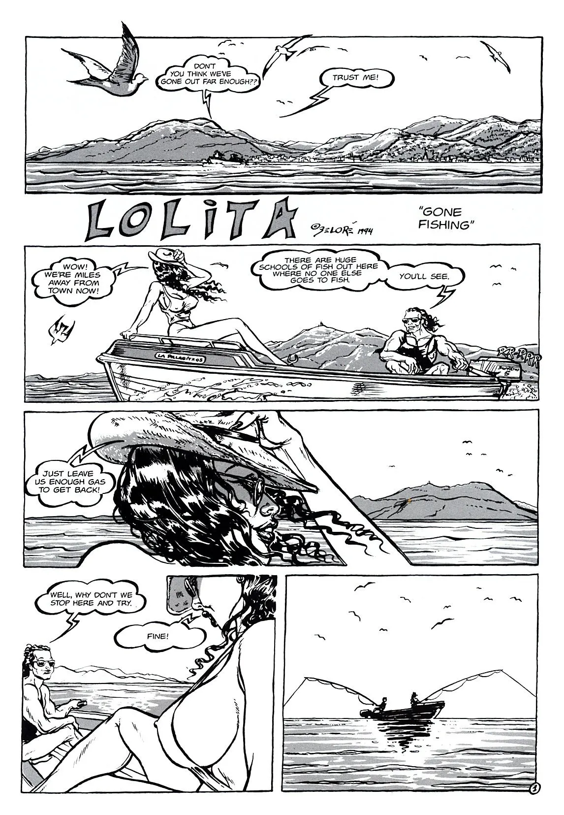 Lolita - Gone Fishing 2 porno comics Cover
