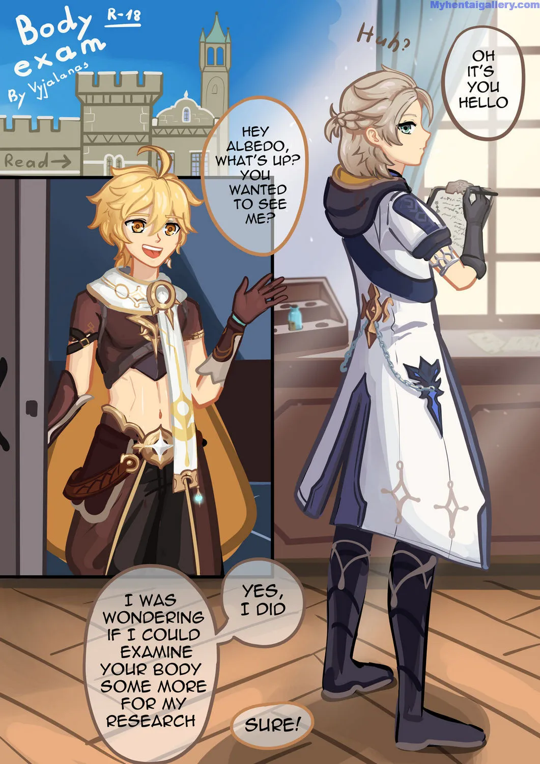 Albedo x Aether porno comics