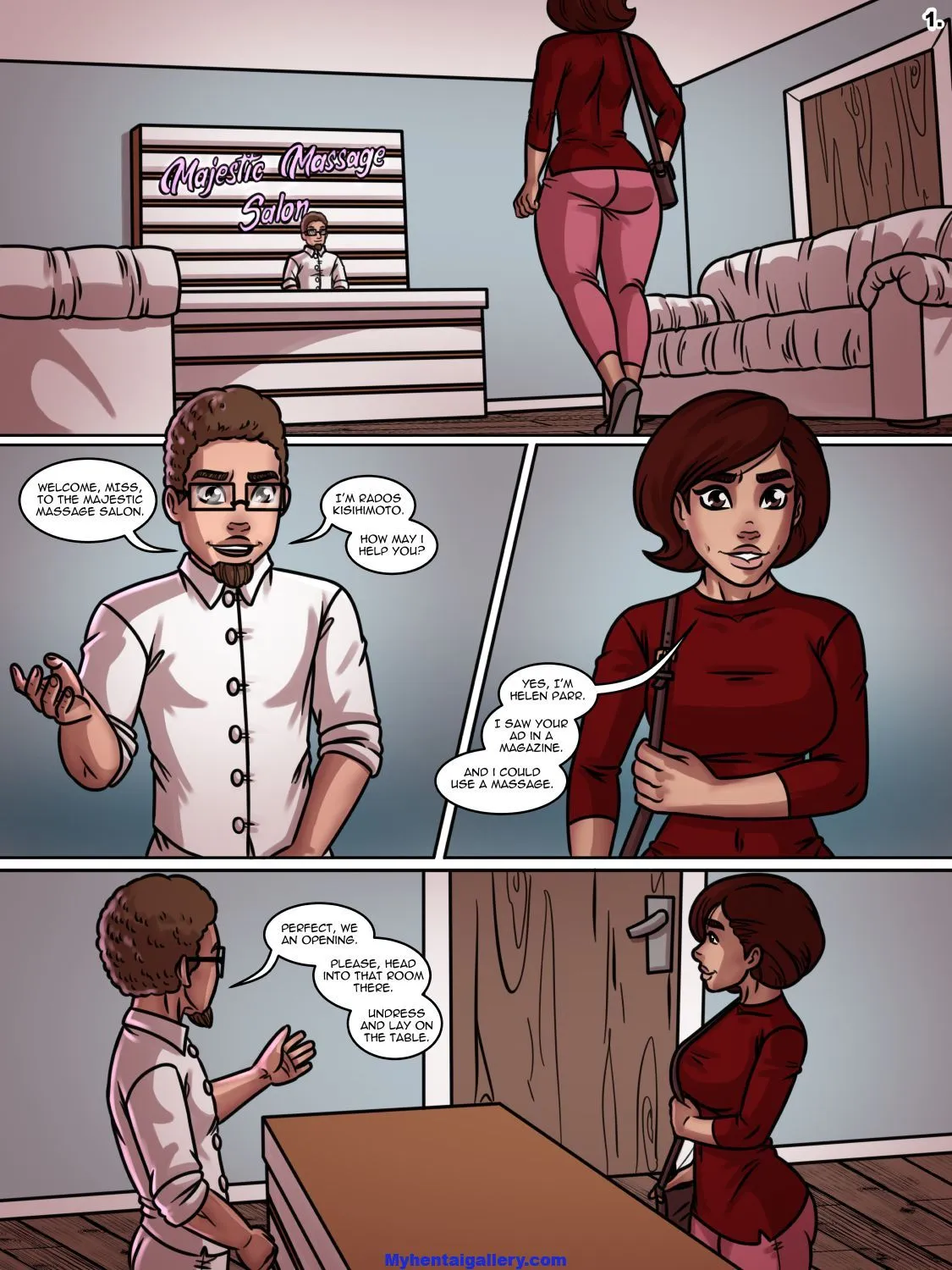 Majestic Massage Salon - Love Stories 1 porno comics