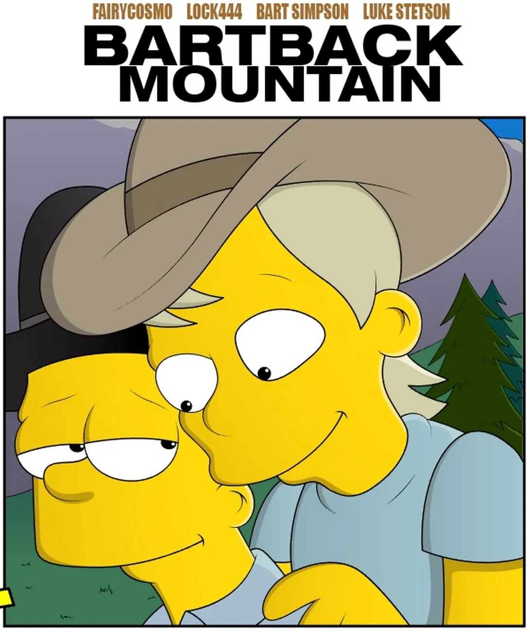 Bartback Mountain porno comics