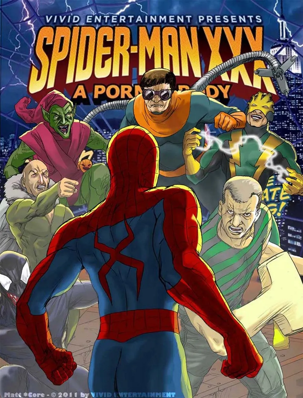 Spider-Man XXX porno comics