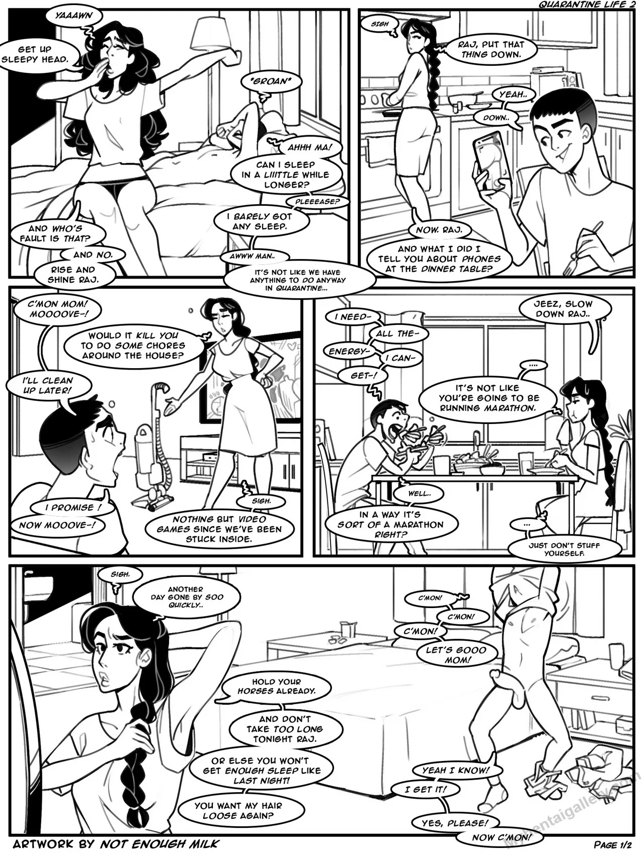 Quarantine Life 2 porno comics Cover