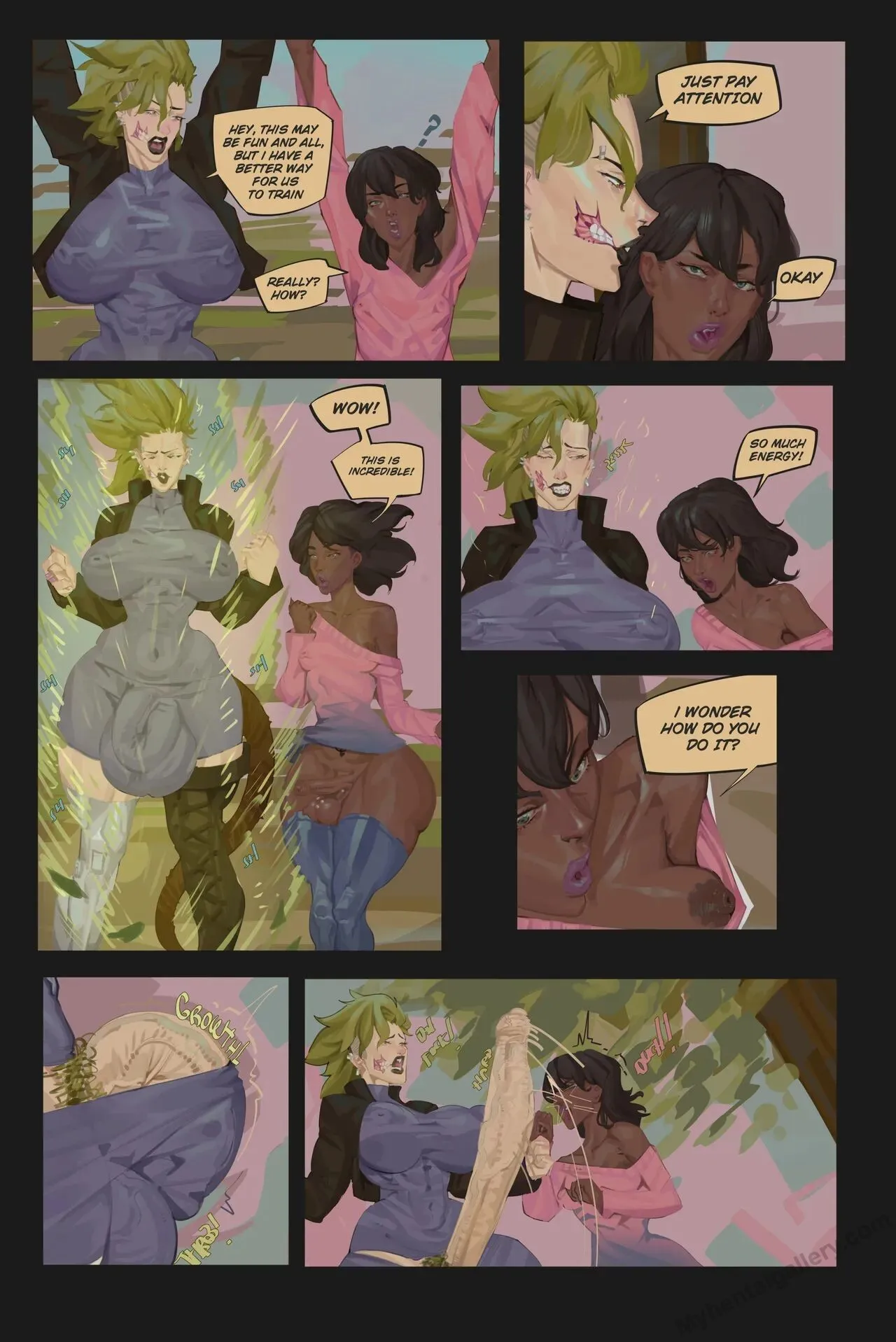 Amani & Rai porno comics