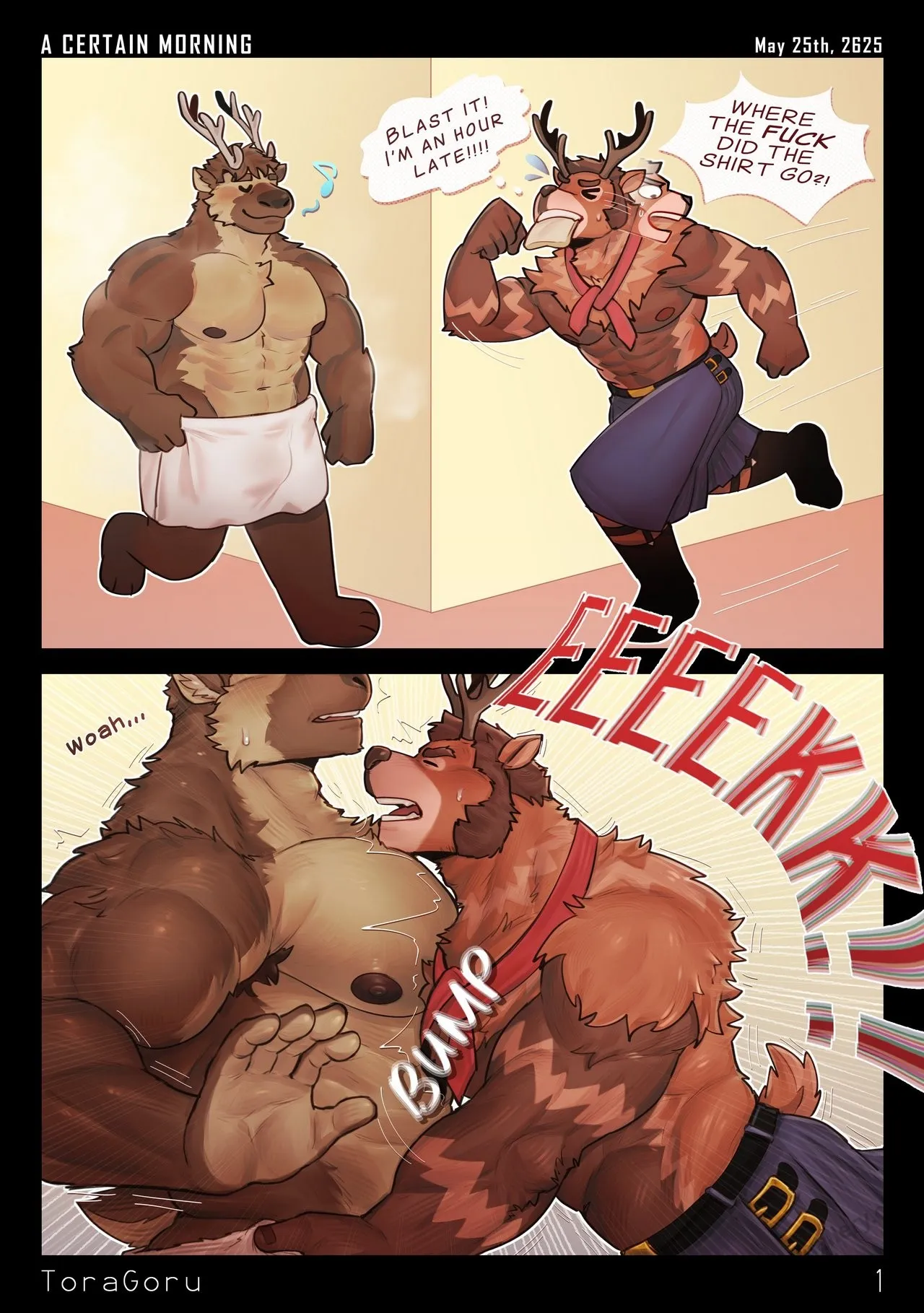 A Certain Morning porno comics Cover