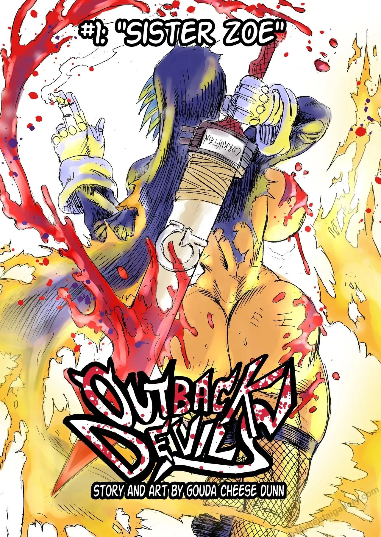 Outback Devils 1 - Sister Zoe porno comics Cover