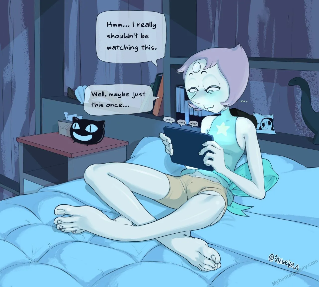 Pearl Autofootjob porno comics Cover