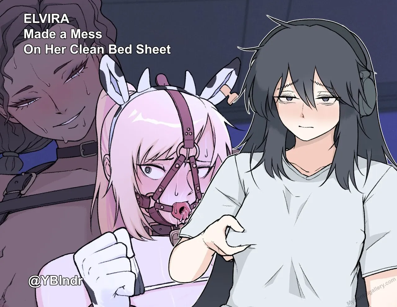 Elvira Made A Mess On Her Clean Bed Sheet porno comics