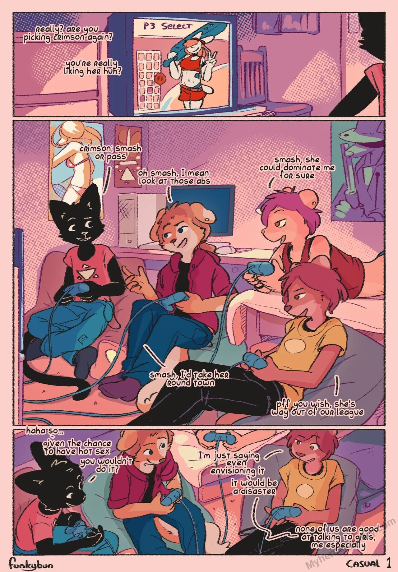 Casual porno comics Cover