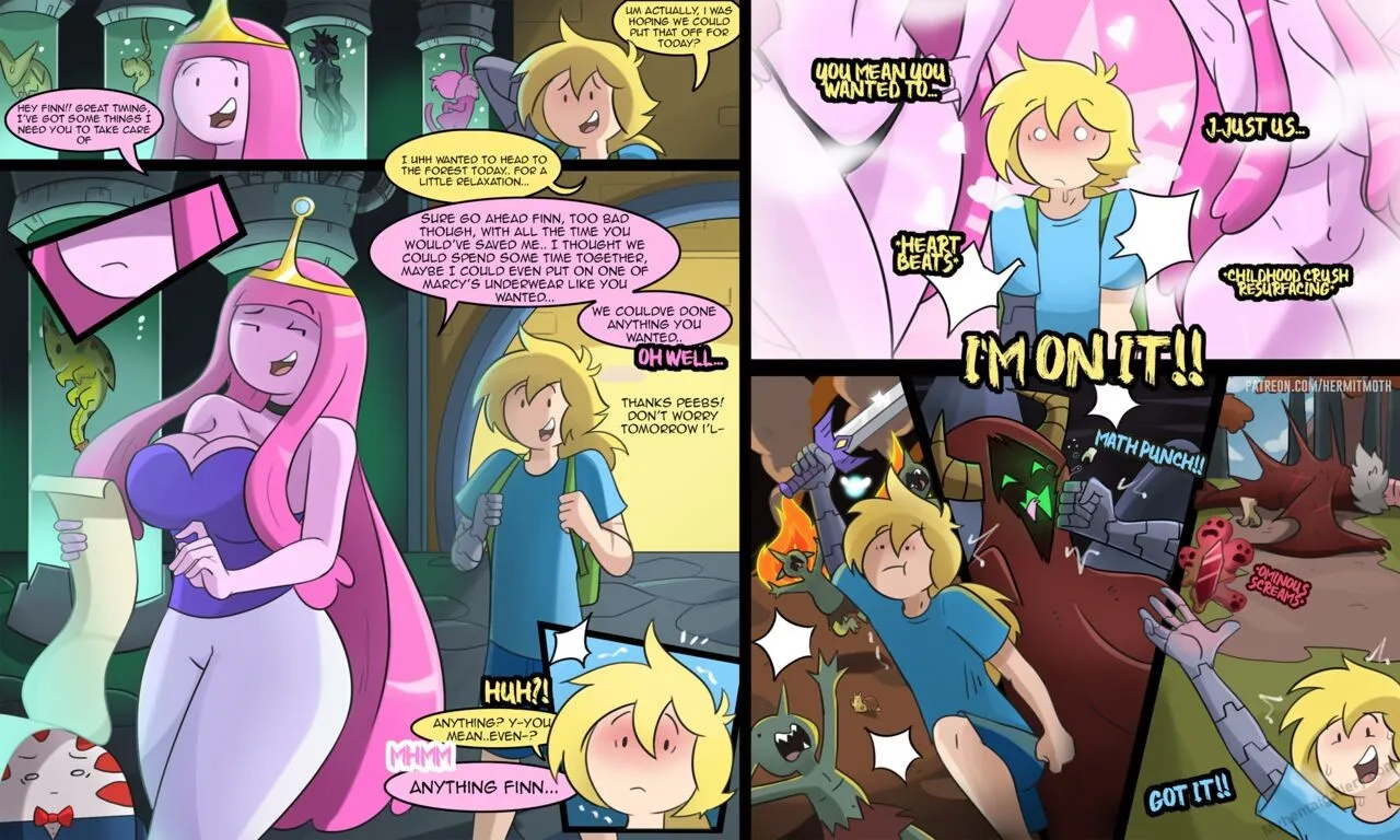 Finn's Reward porno comics Cover