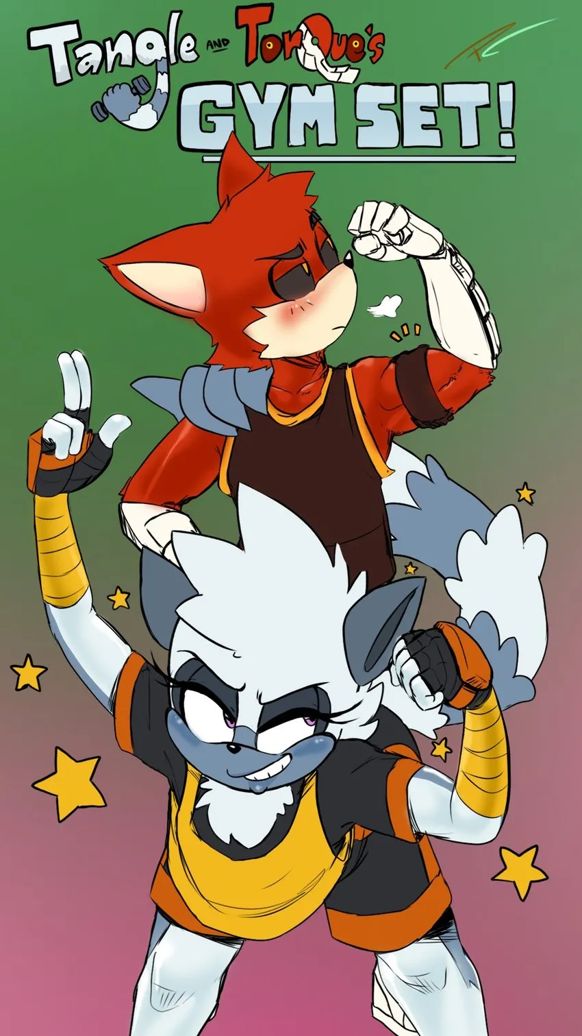 Tangle And Torque's Gym Set porno comics Cover