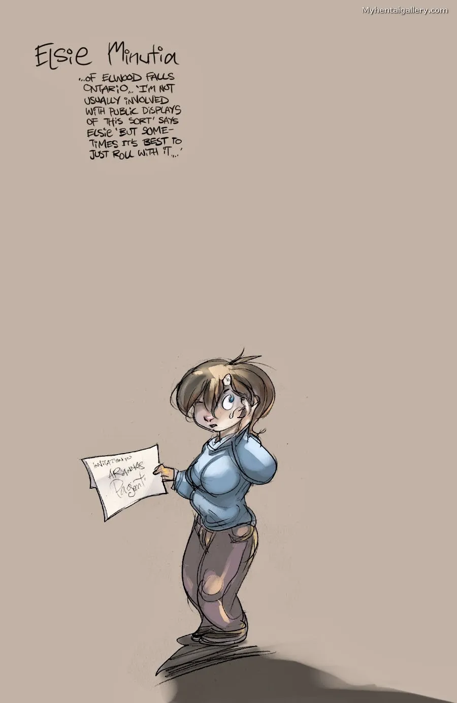 Elsie Minutia porno comics Cover