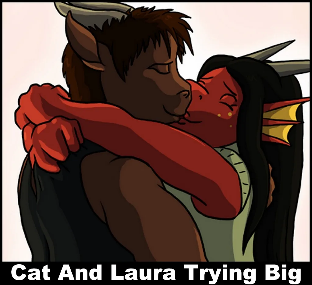 Cat And Laura Trying Big porno comics