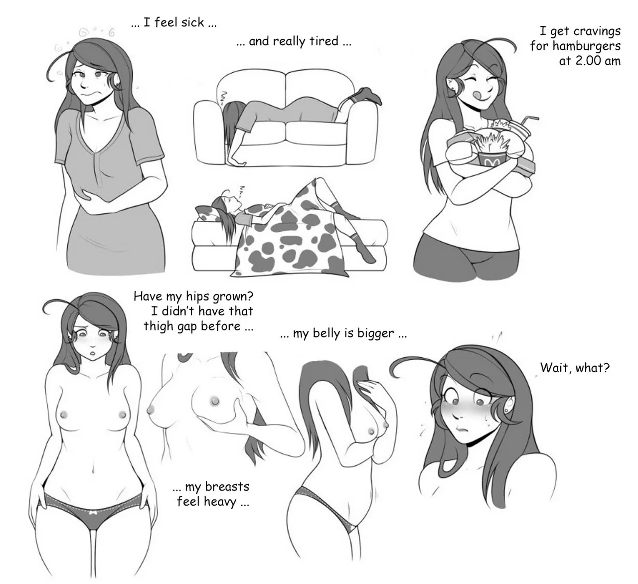 Water Inflation porno comics
