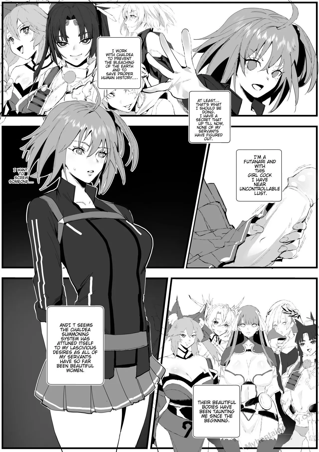 Sexual Experiment Chaldea - Corruption Klironomia porno comics Cover