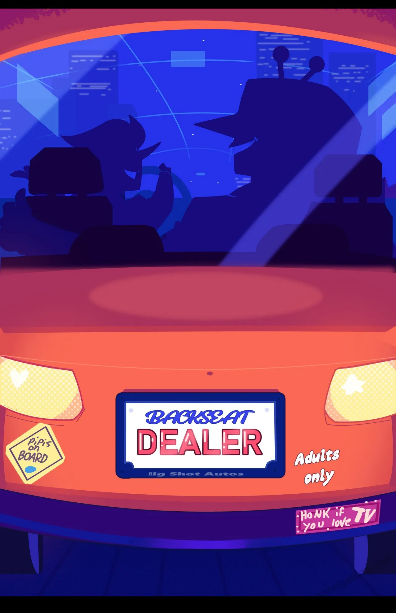 Backseat Dealer porno comics Cover