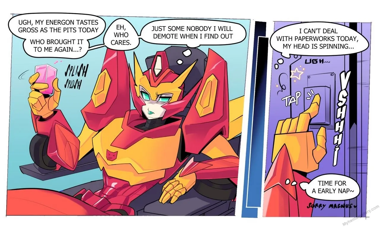 Rodimus porno comics Cover