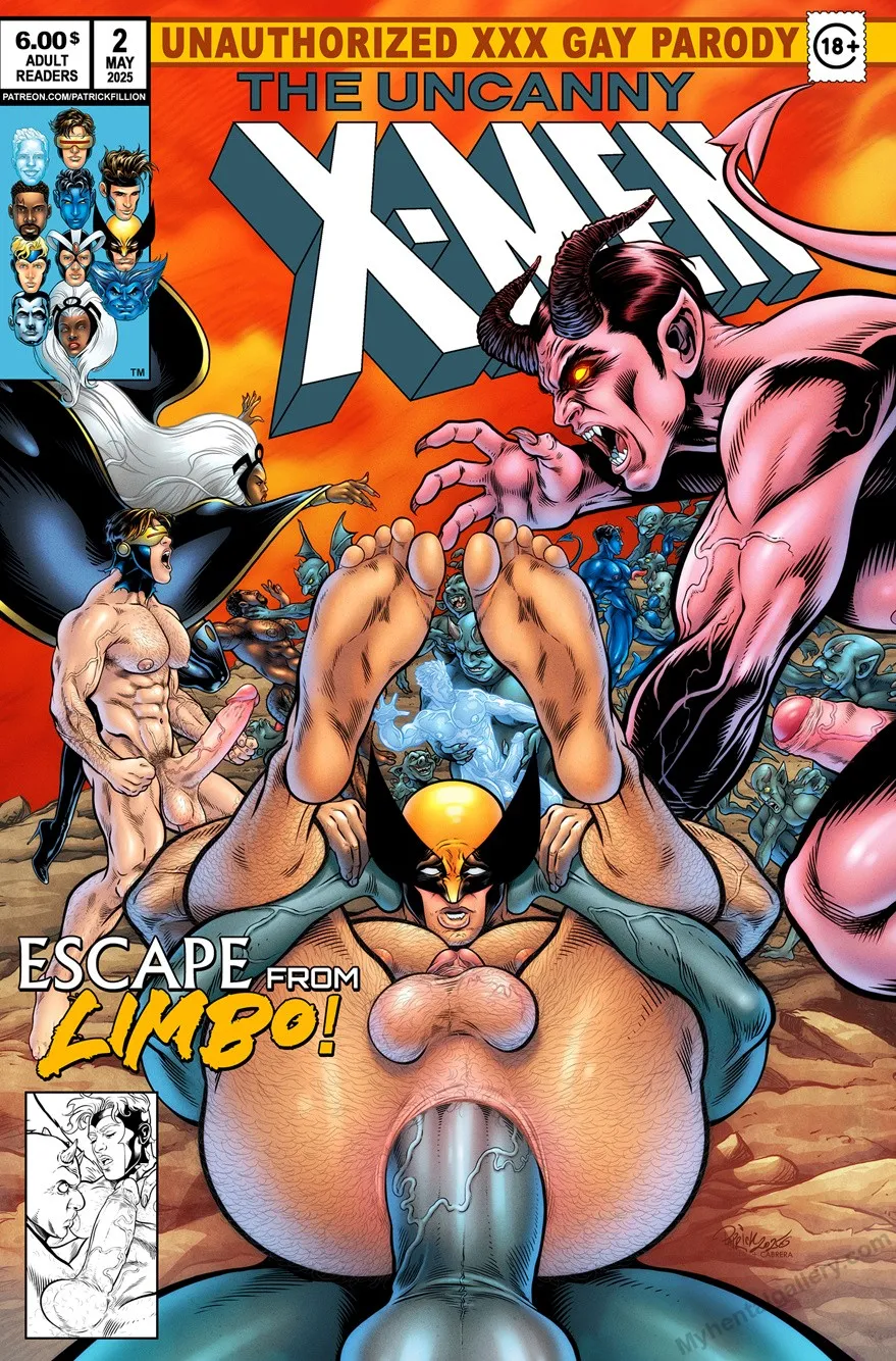 The Uncanny X-Men 2 - Escape From Limbo porno comics Cover