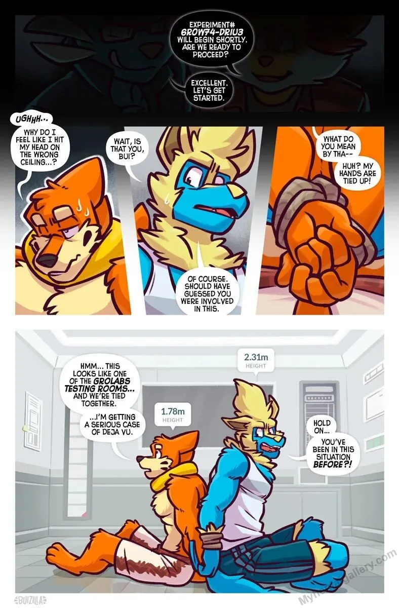 Experimant 6R0W74-DR1U3 porno comics Cover
