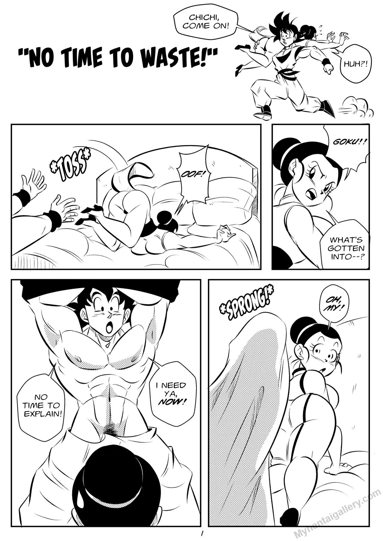 No Time To Waste! porno comics Cover