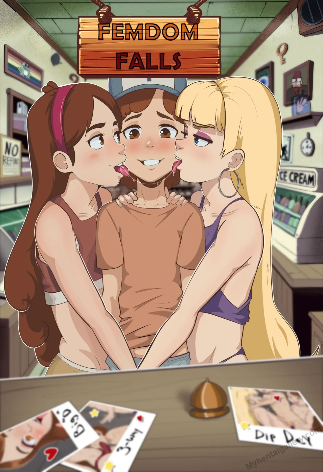 Femdom Falls porno comics Cover