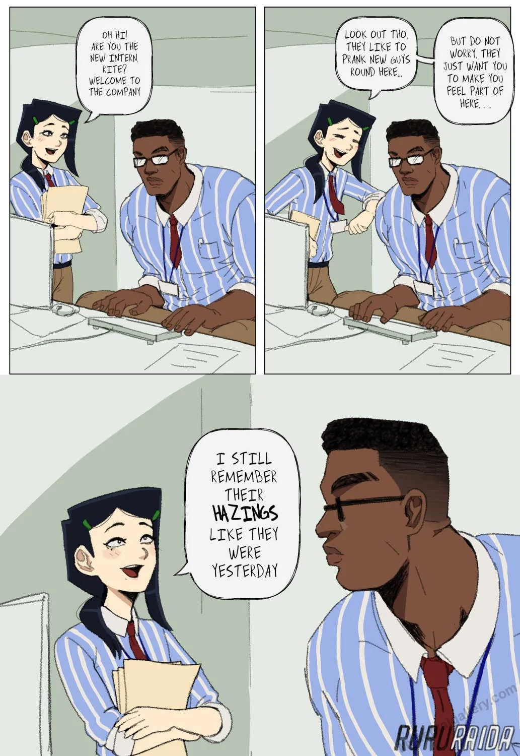 Intern Trap porno comics Cover