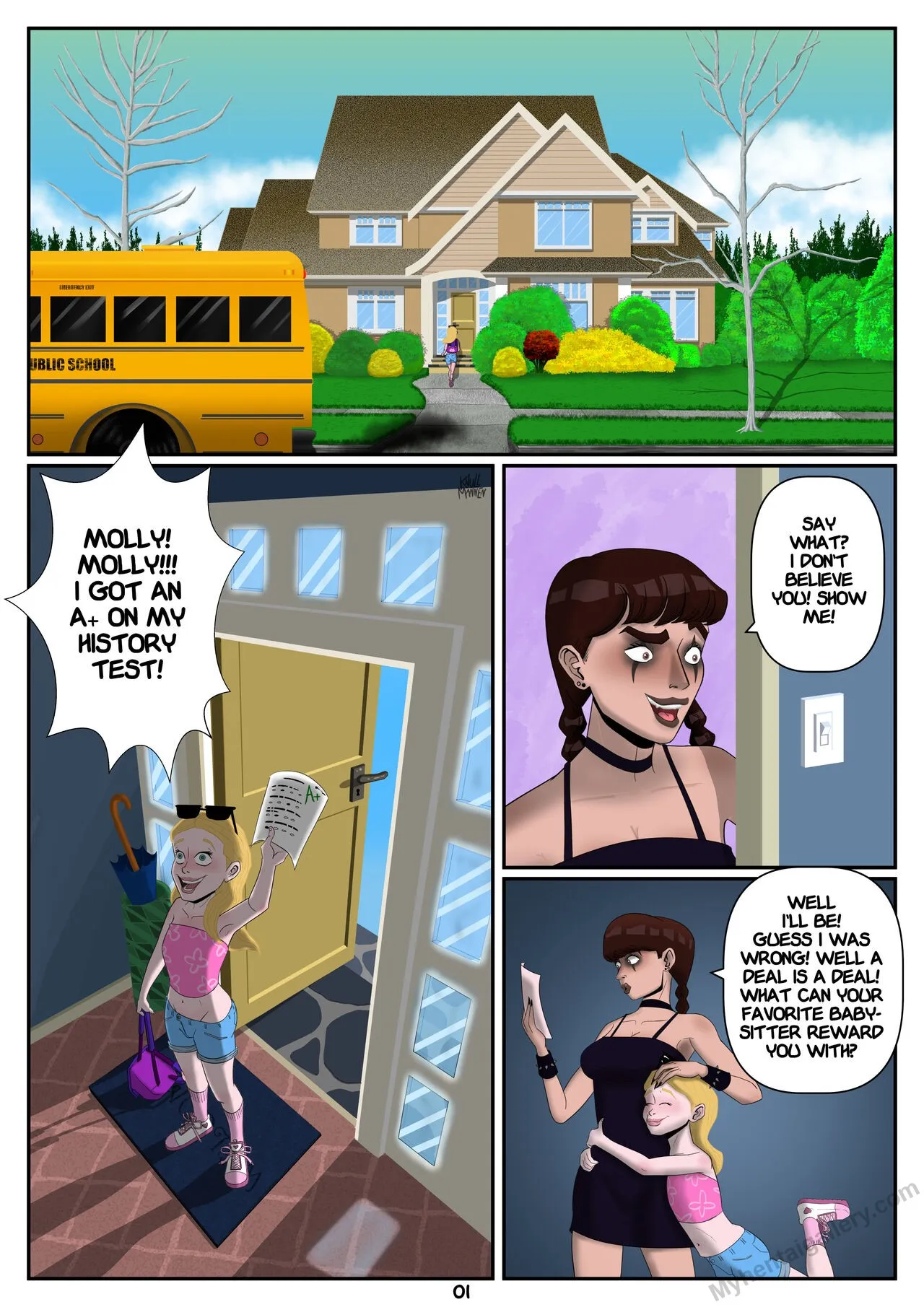 Penny's Reward porno comics