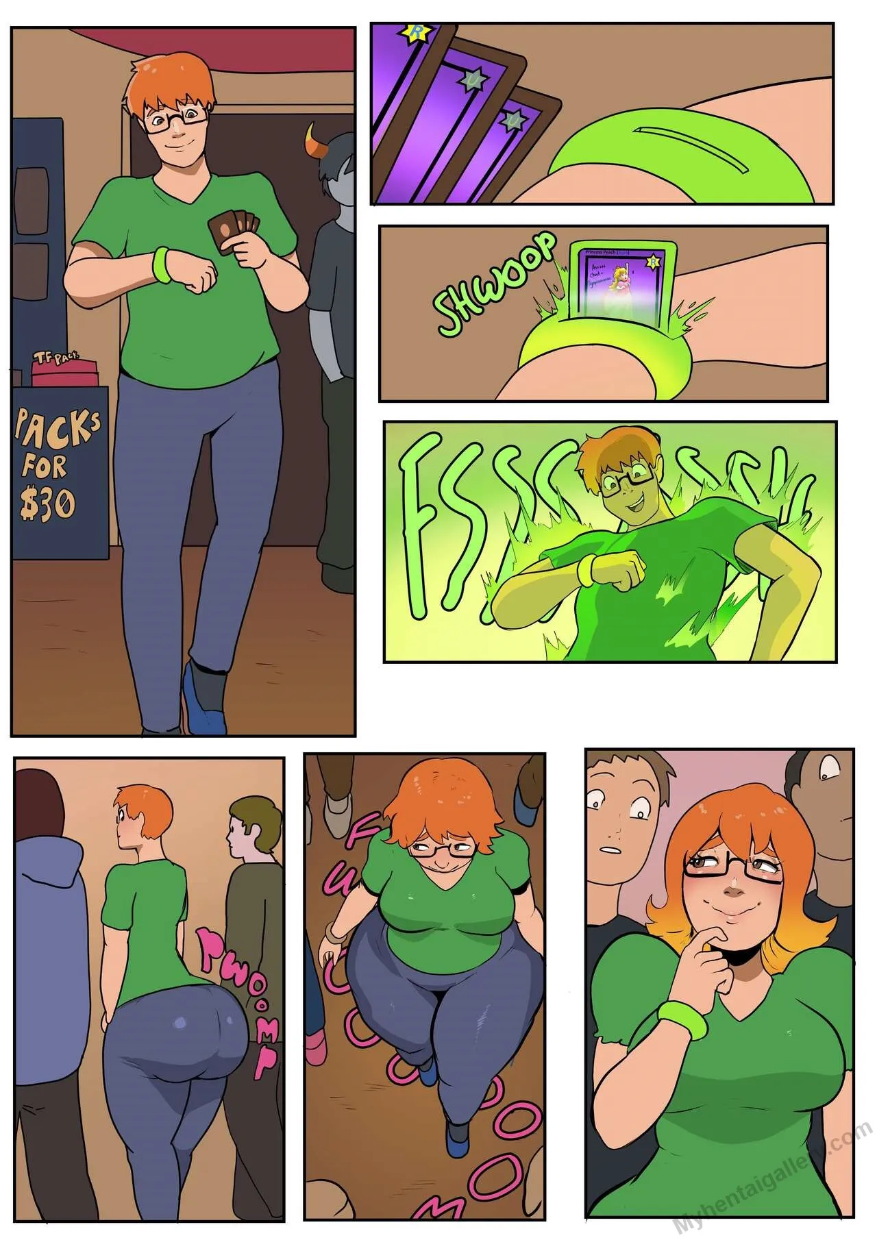 Peach Transformation porno comics Cover