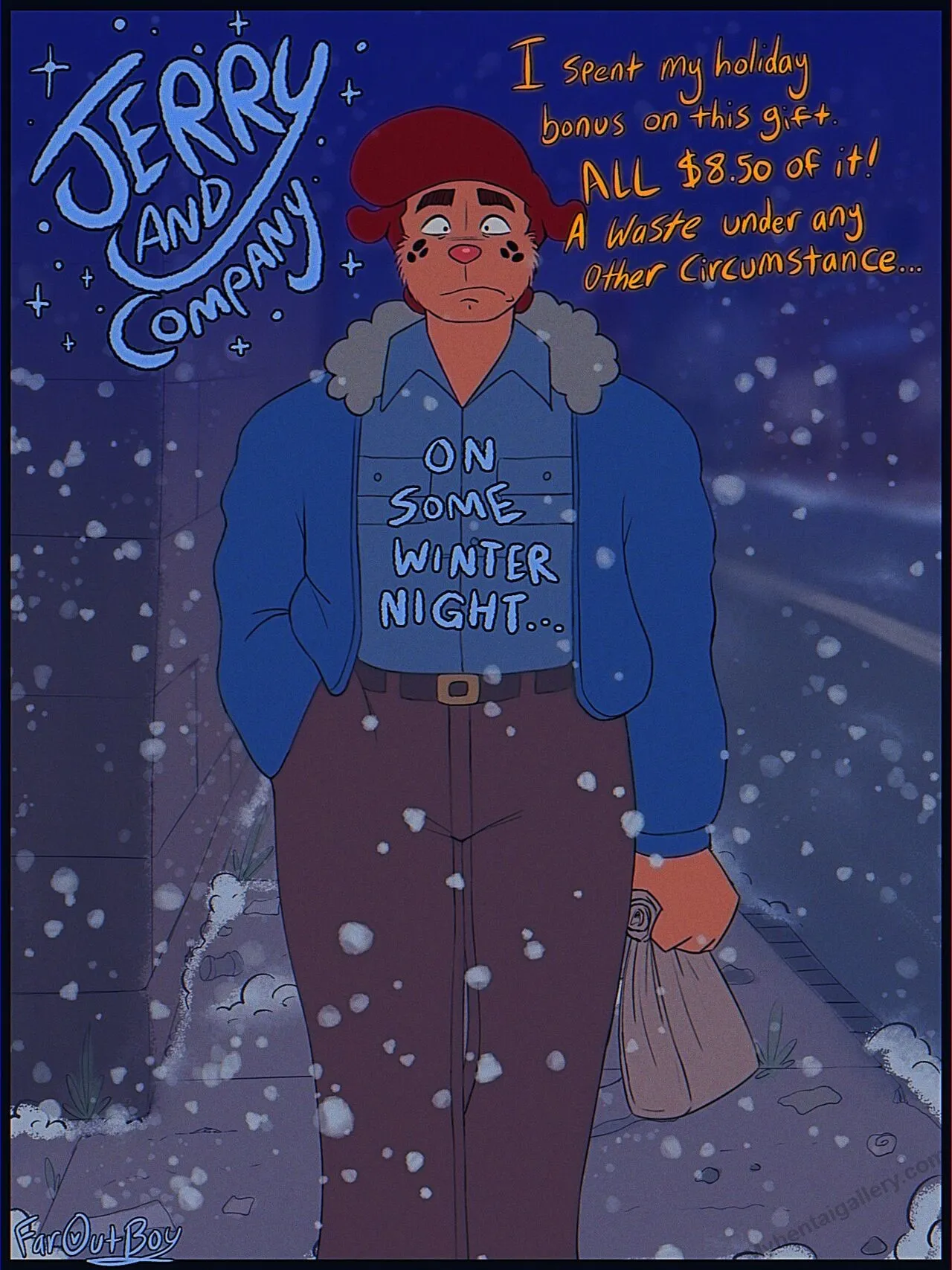 Jerry And Company - On Some Winter Night porno comics Cover