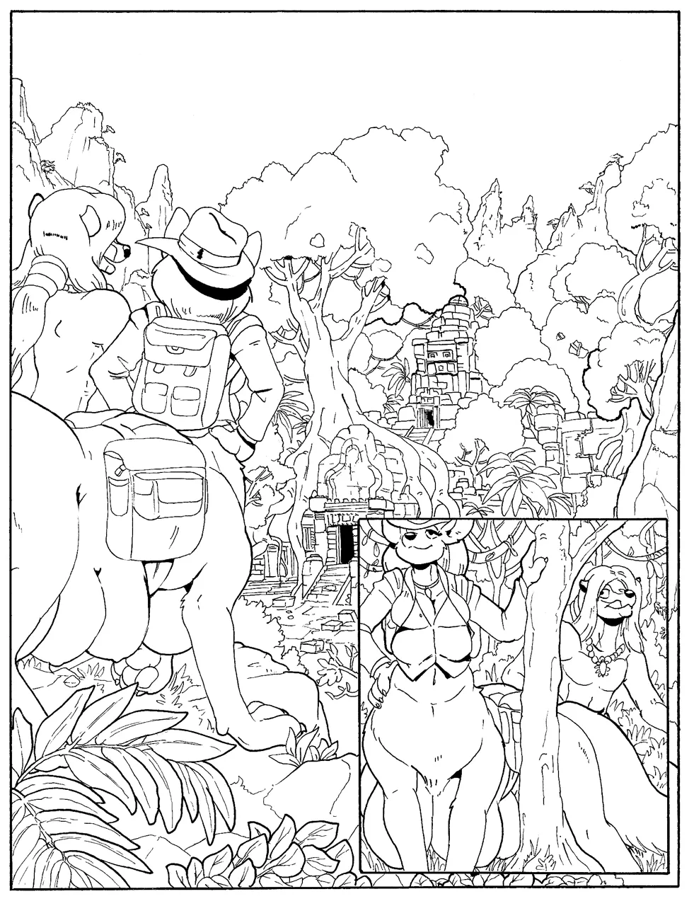 Raiders Of The Ludicrous Rack porno comics Cover
