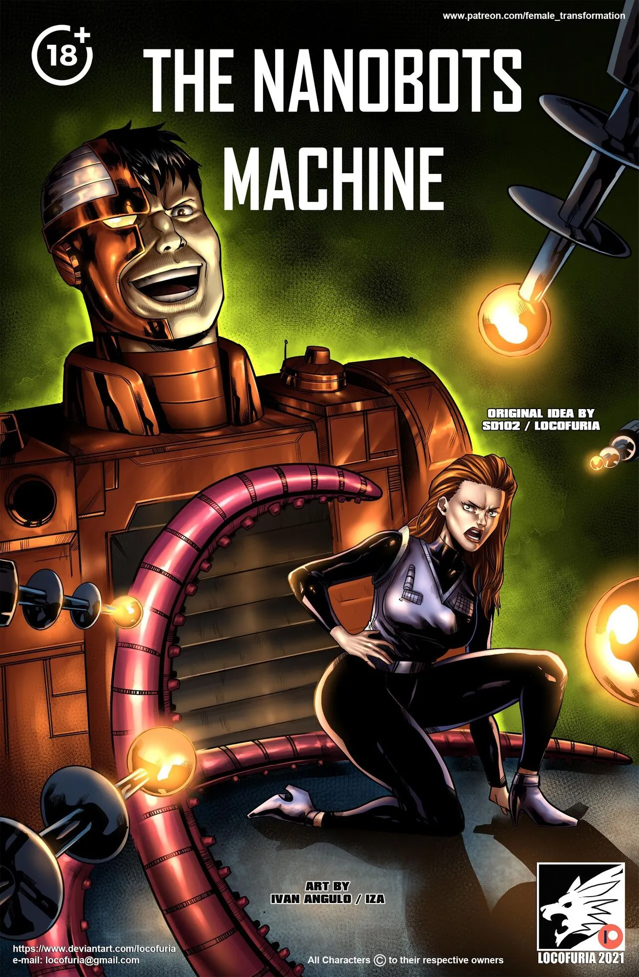 The Nanobots Machine porno comics Cover