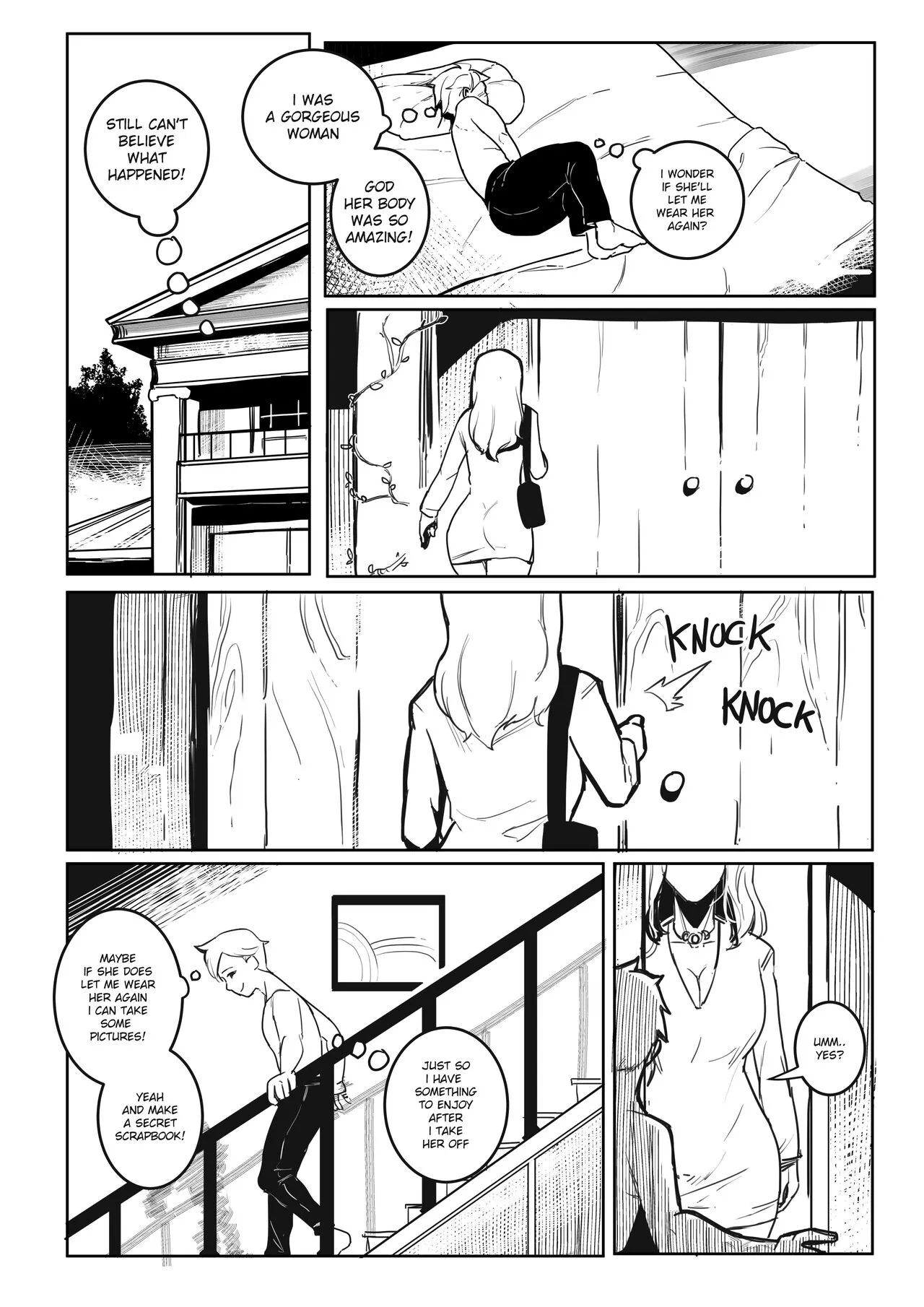 Living Skinsuit - Power Hungry Blonde porno comics