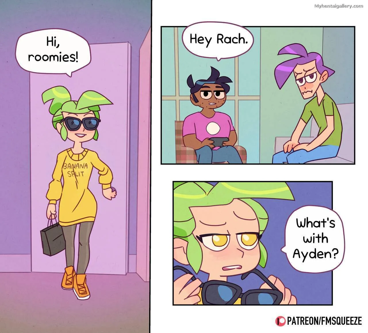Banana Split porno comics