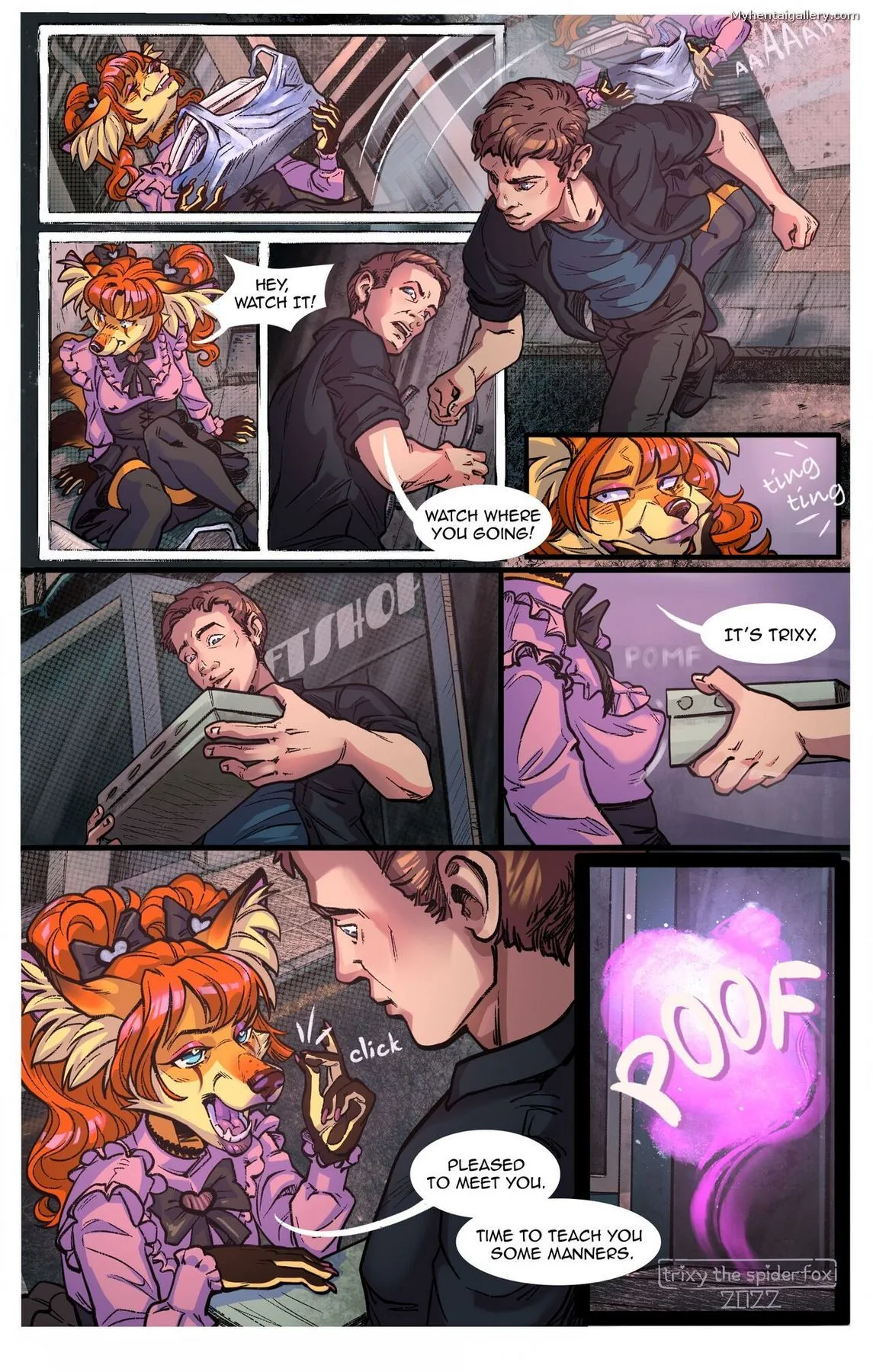 Teaching The Stinky Human Some Manners porno comics