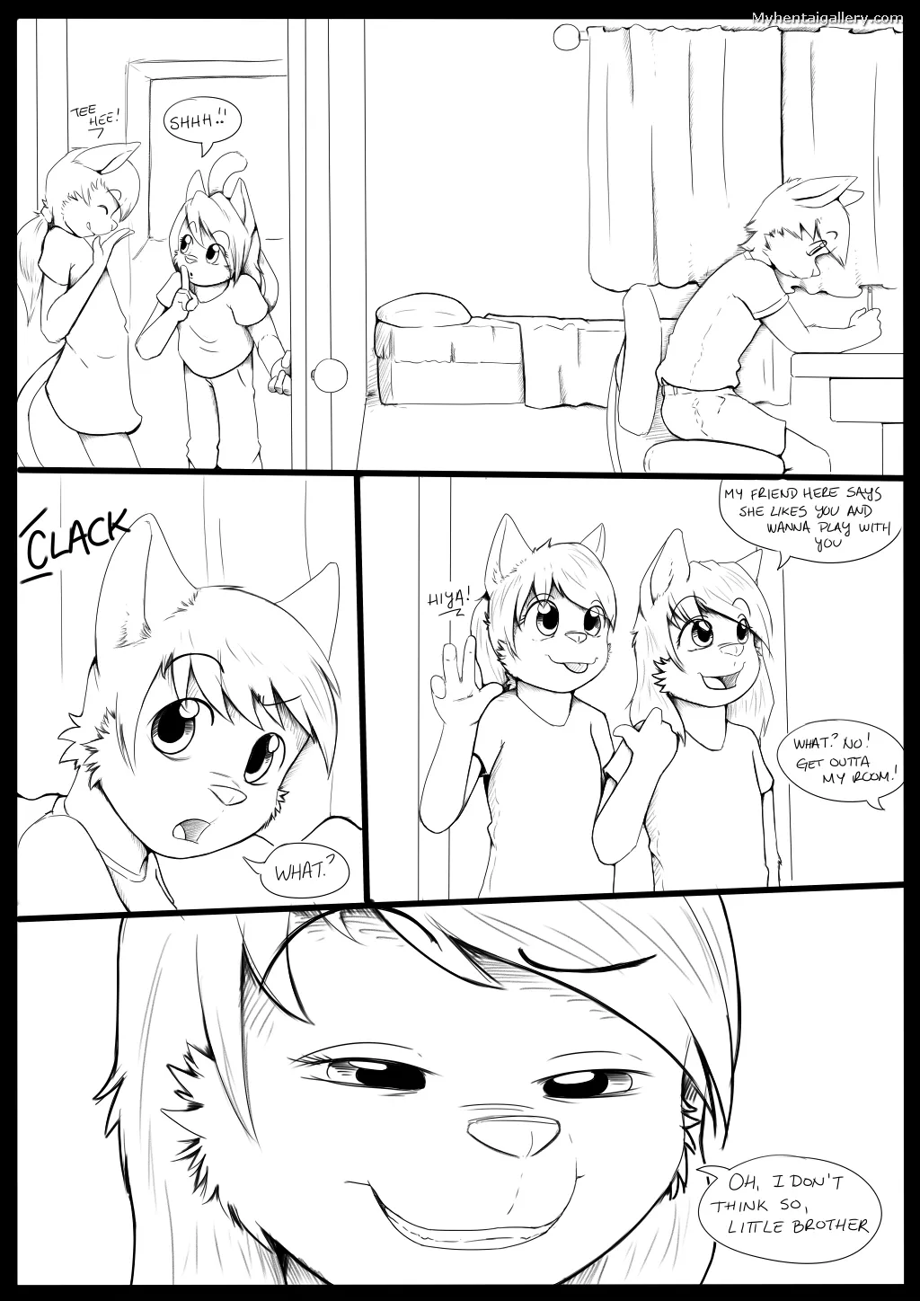 My Friend Likes You! porno comics Cover