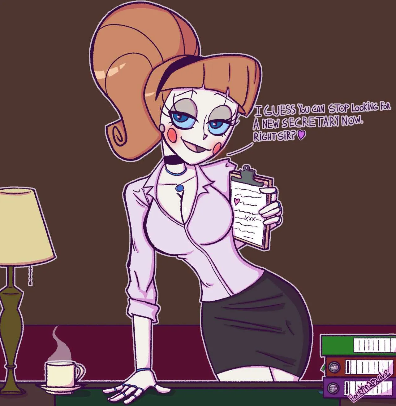 Secretary Molly porno comics