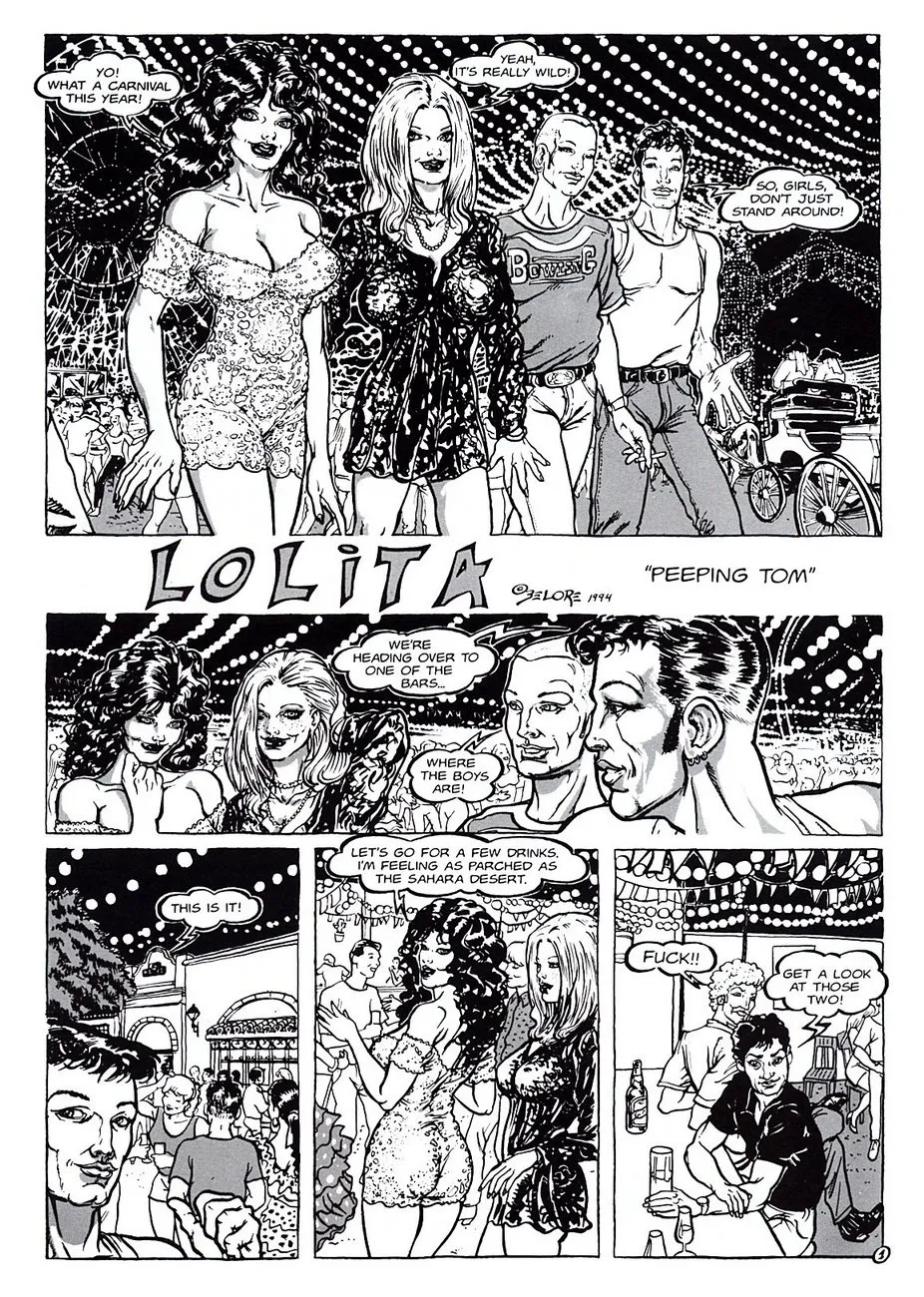 Lolita - Peeping Tom porno comics