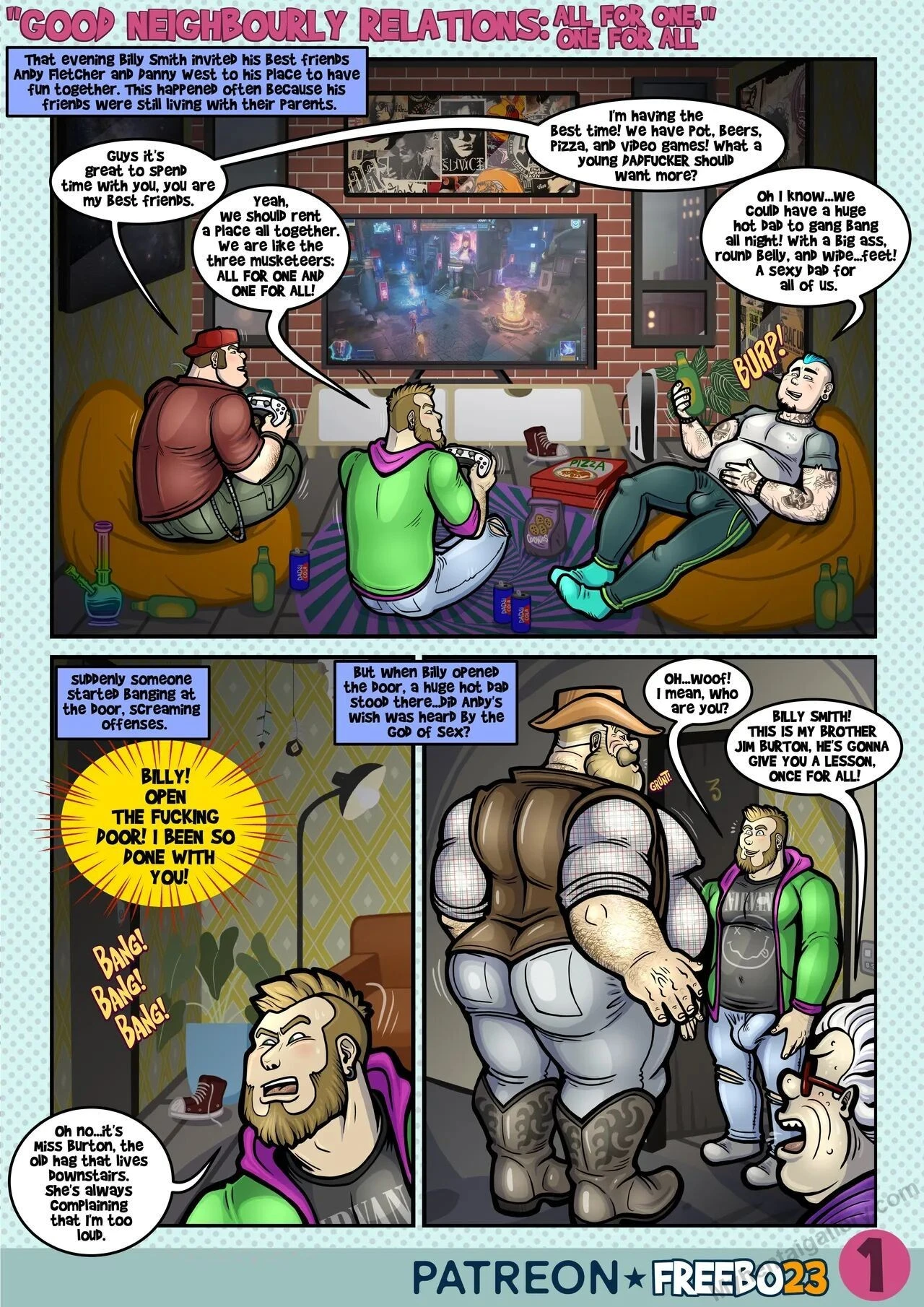 Good Neighbourly Relations 11 - All For One porno comics