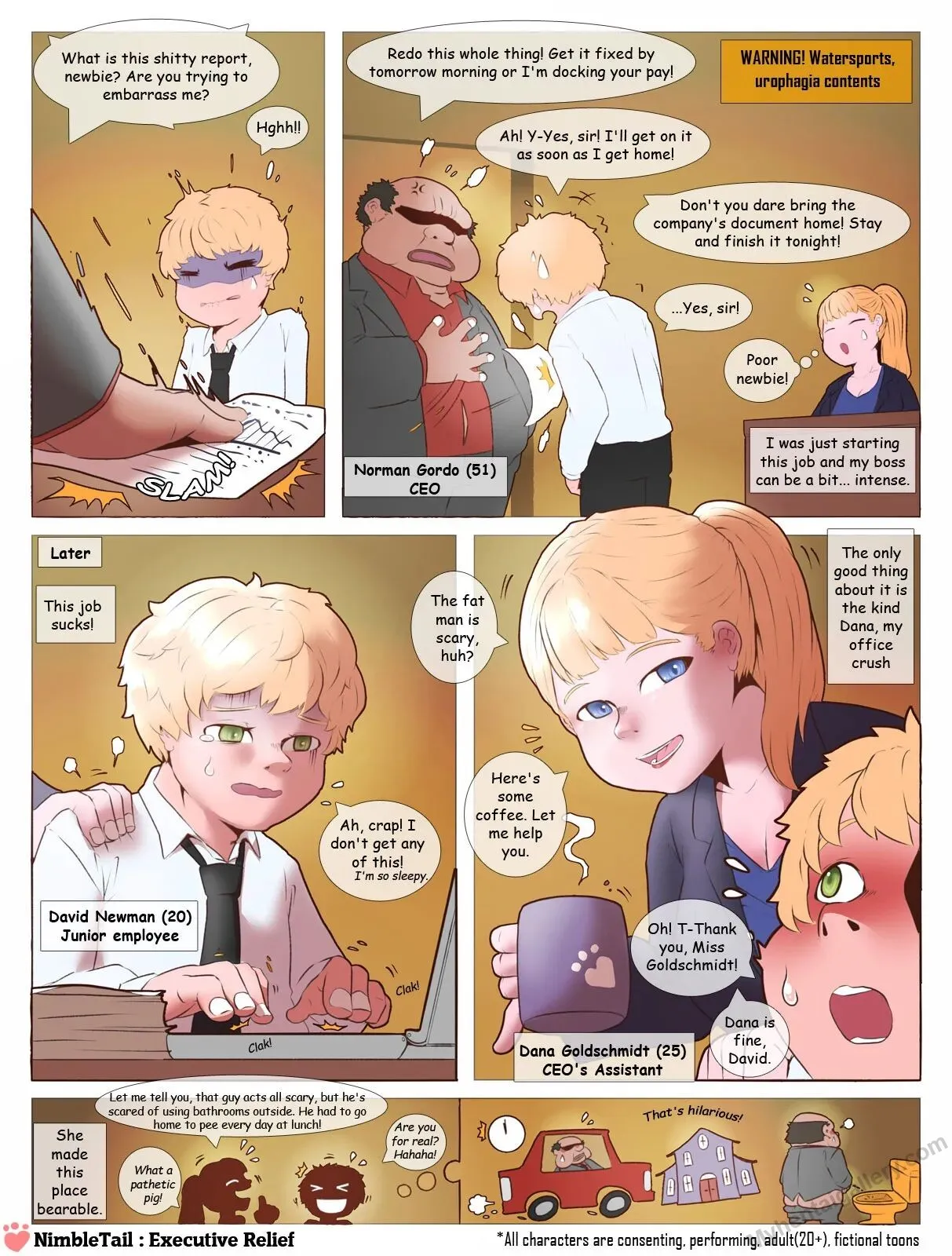 The Golden Relief 4 - Executive Relief porno comics Cover