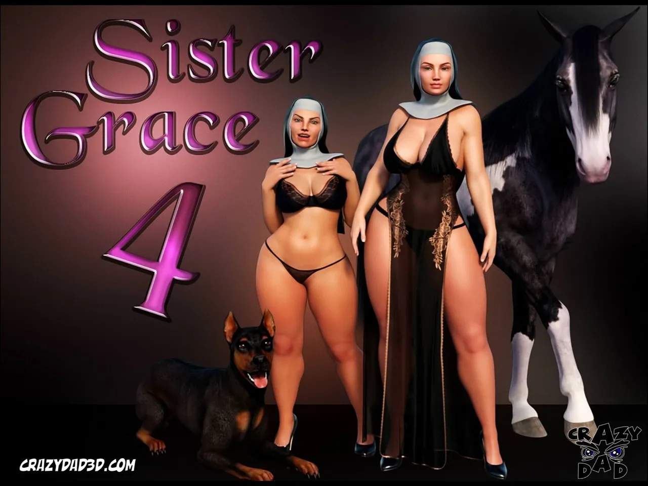 Sister Grace 4 porno comics Cover