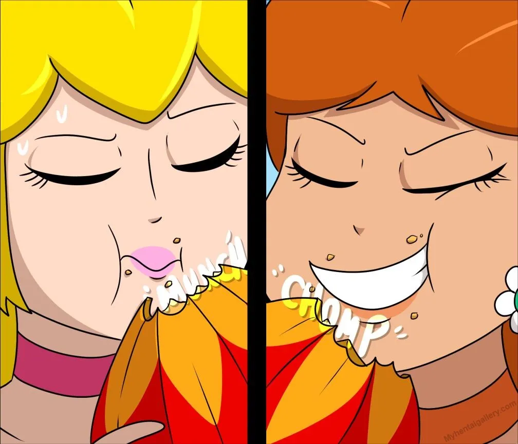 Double Feature - Peach & Daisy + Rosalina & Pauline porno comics