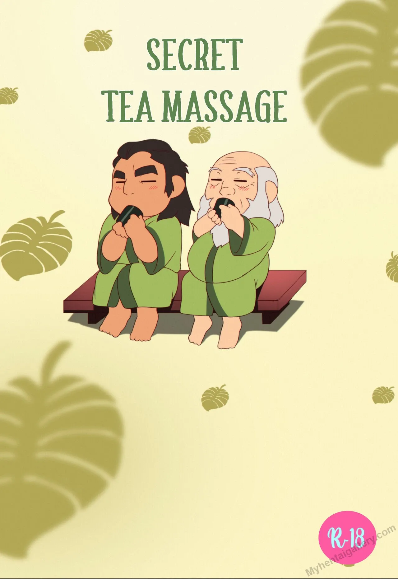 Secret Tea Massage porno comics Cover