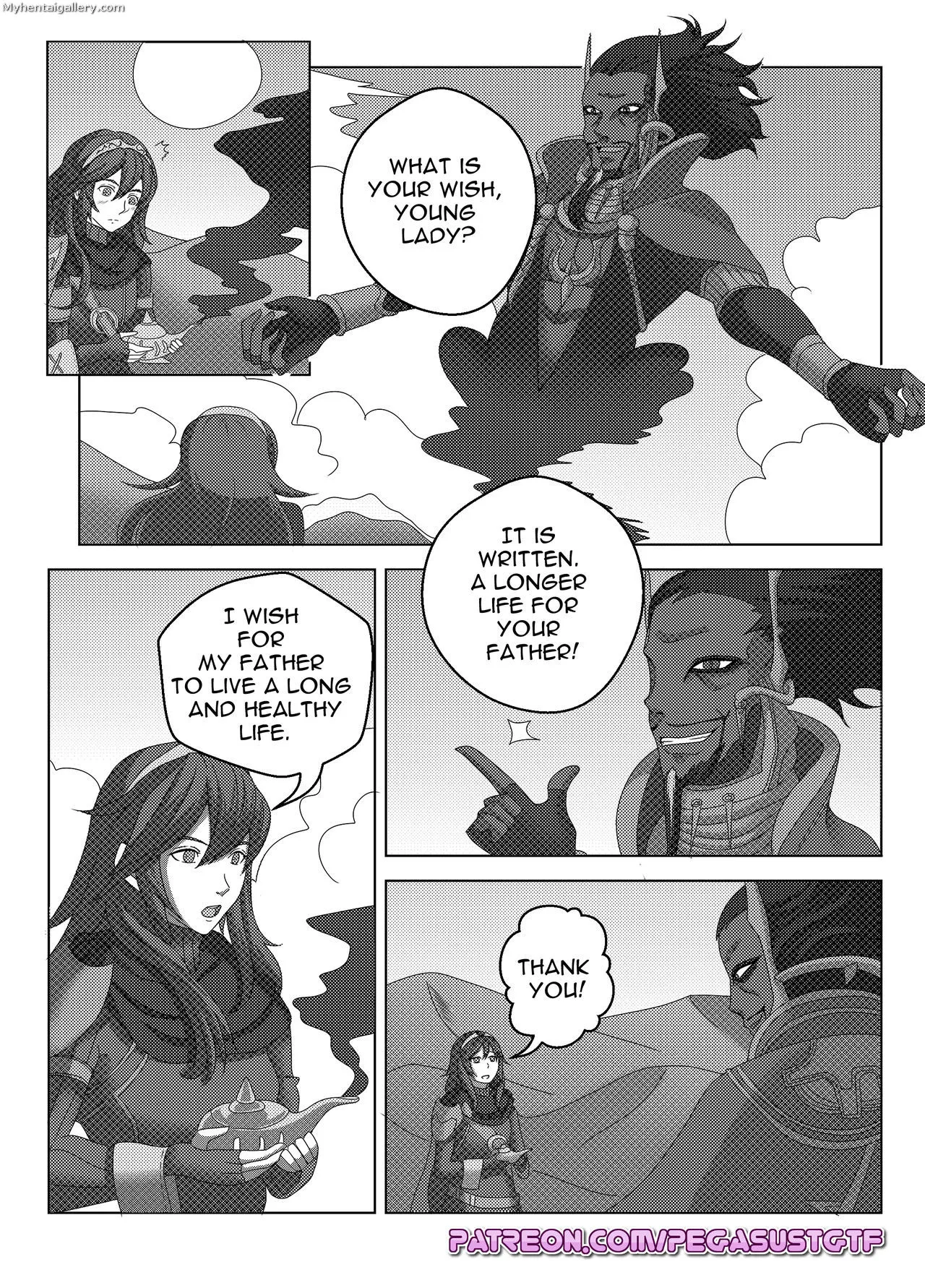 Lucina's Wish porno comics Cover