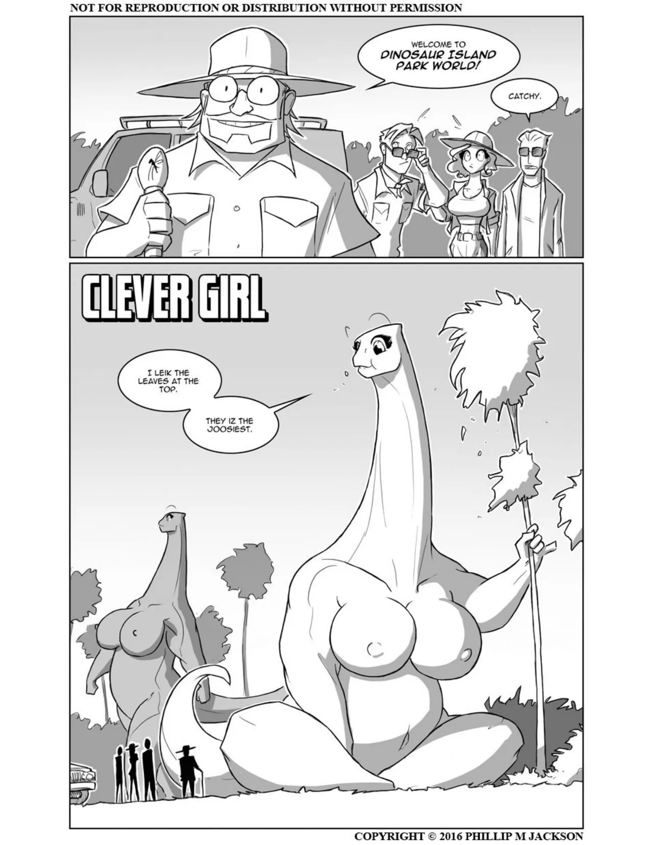 Clever Girl porno comics Cover