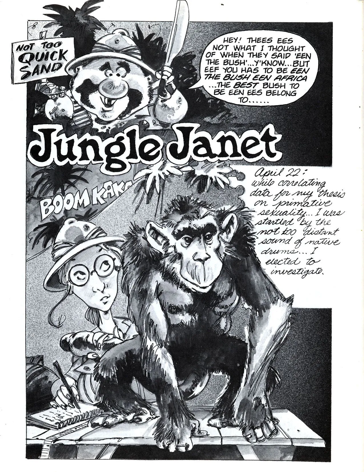 Jungle Janet porno comics