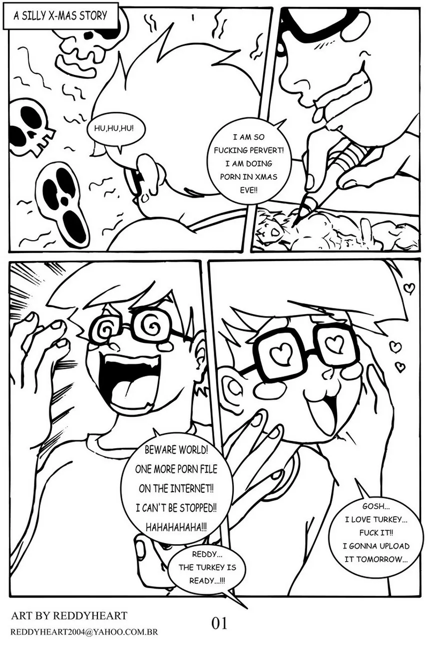 A Silly X-Mas Gift porno comics