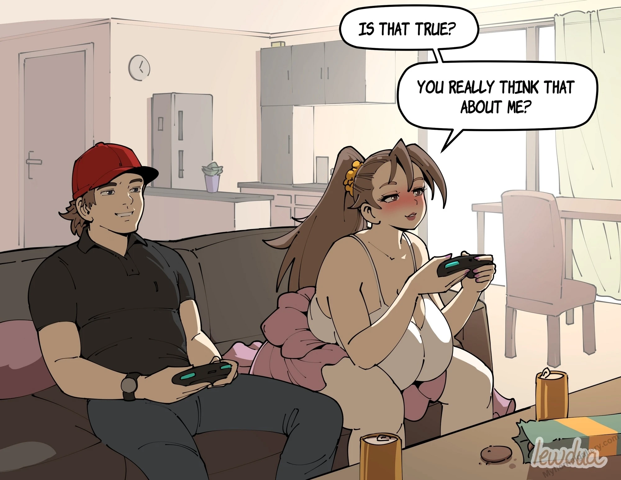 Lewdies 67 - Just Friends 1 (Hairy Version) porno comics