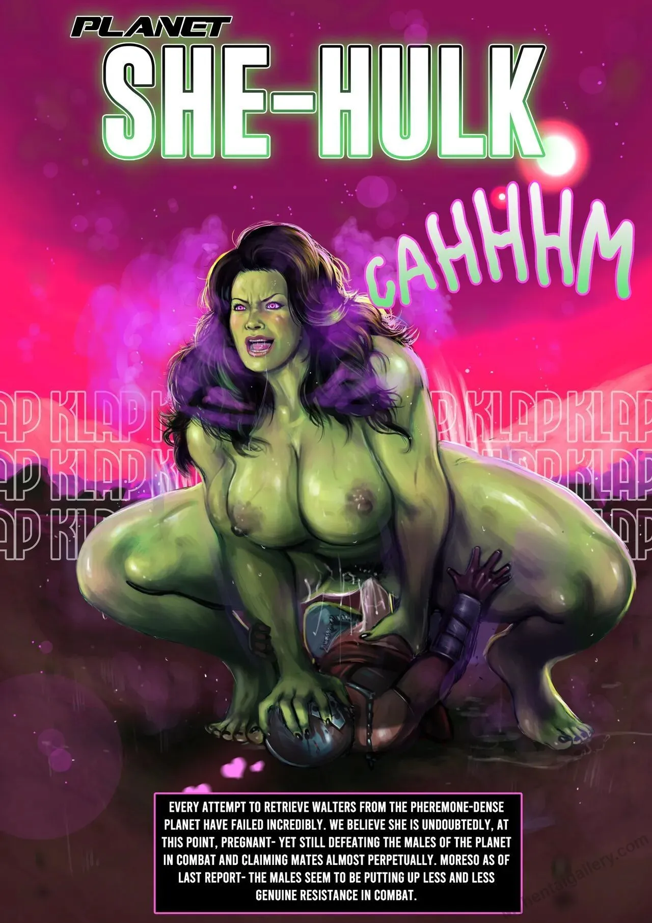 Planet She-Hulk porno comics Cover