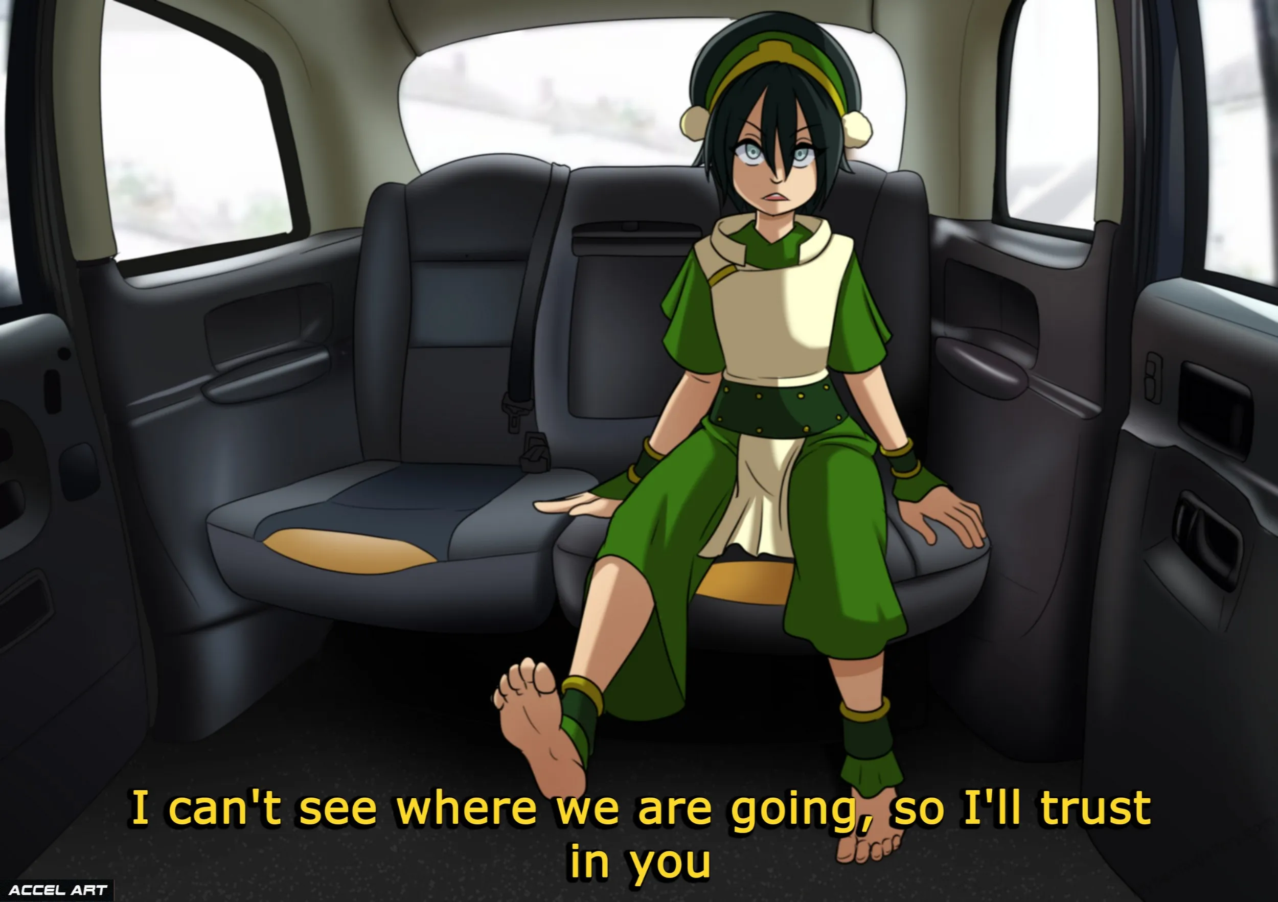 Waifu Taxi - Toph Beifong porno comics Cover