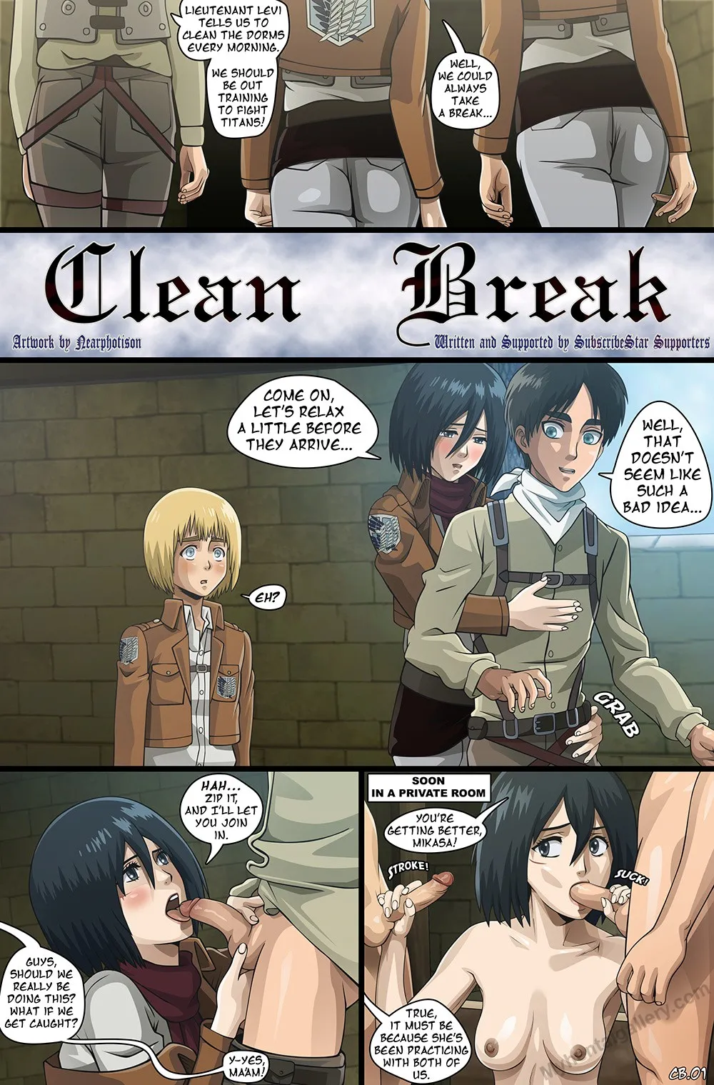 Clean Break porno comics Cover